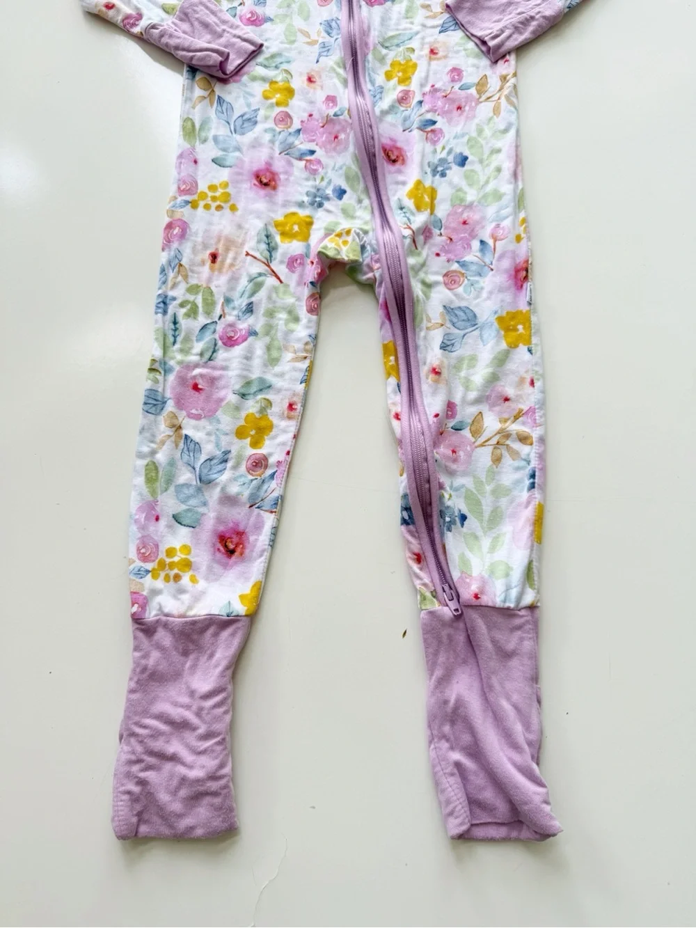 Little Sleepies Bella Blooms Bamboo Viscose Zippy Sleeper 3T